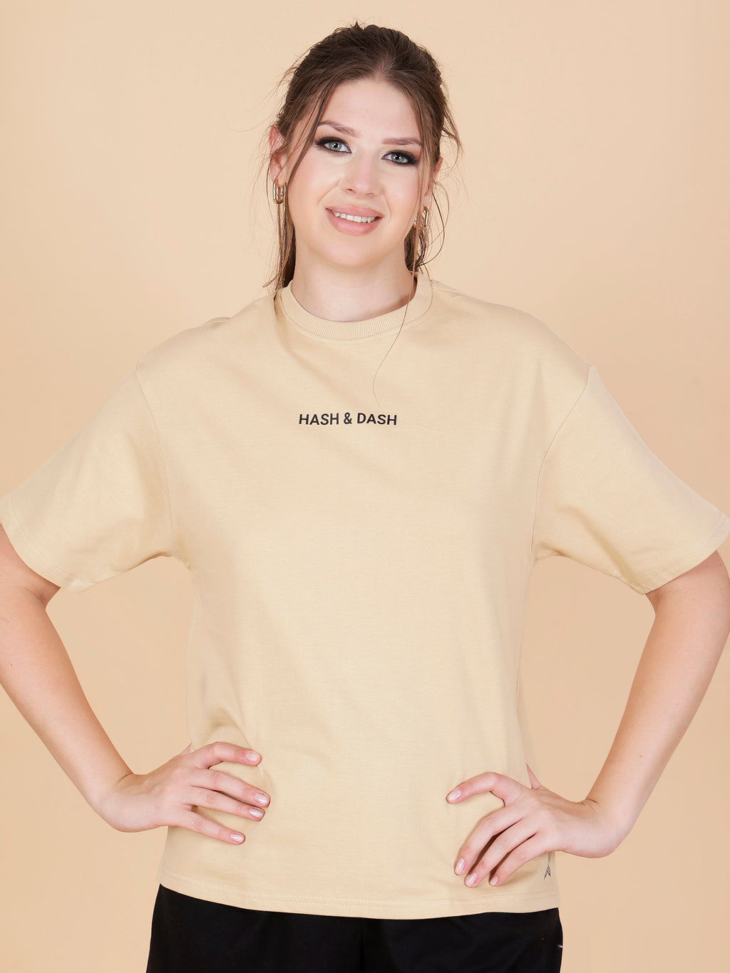 Ethereal Flutters Oversized Mustard
